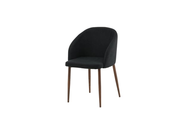 Ruokatuoli, Arch 2-pack, 55x48.5x83 cm, Musta