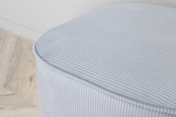 Jalkarahi, Piff Pouf, 41x44 cm, Harmaa