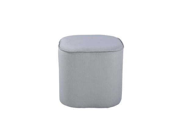 Jalkarahi, Piff Pouf, 41x44 cm, Harmaa