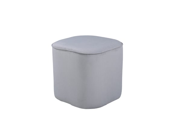 Jalkarahi, Piff Pouf, 41x44 cm, Harmaa