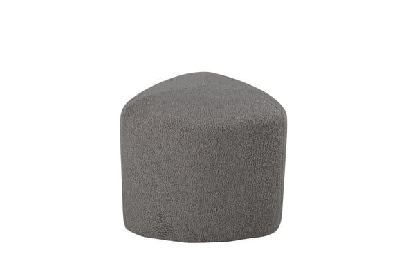 Pouf, Peg, 41x46 cm, Harmaa