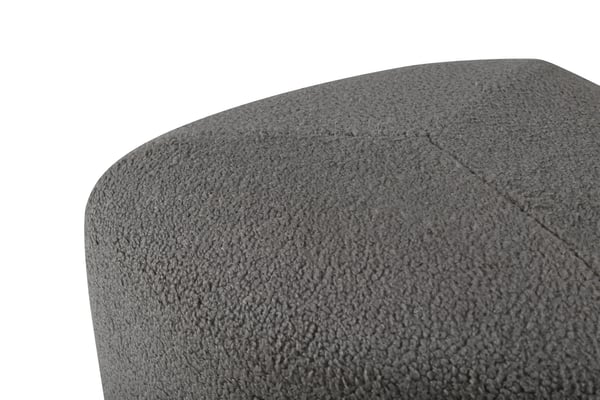 Pouf, Peg, 41x46 cm, Harmaa