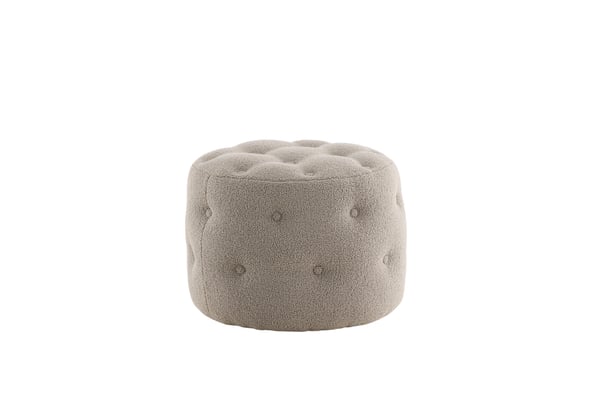 Jalkarahi, Benjamin Pouf, 44x55 cm, Greige
