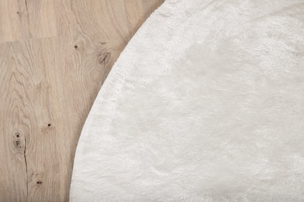 Matto, Blanca Round, 200x200 cm, Valkoinen
