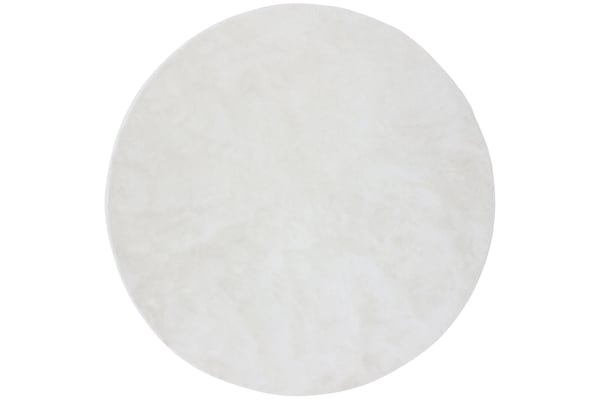 Matto, Blanca Round, 200x200 cm, Valkoinen