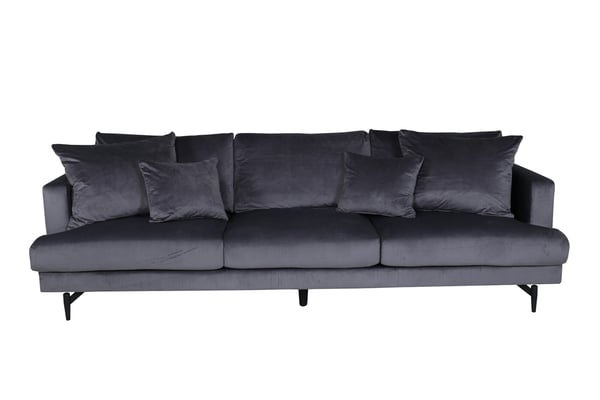 Sohva, Sofia, 255x56 cm, Tummanharmaa