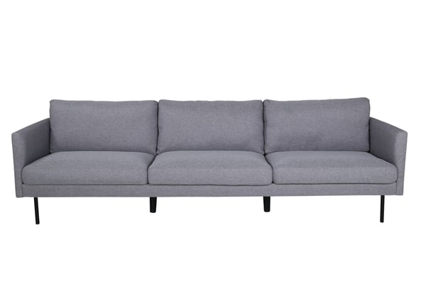 Sohva, Zoom 3-paikkainen, 262x54x80 cm, Harmaa