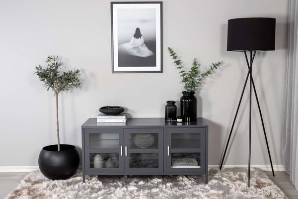 TV-taso, Acero, 80x43x97 cm, Vaaleanharmaa TV-taso, Acero, 80x43x97 cm, Vaaleanharmaa