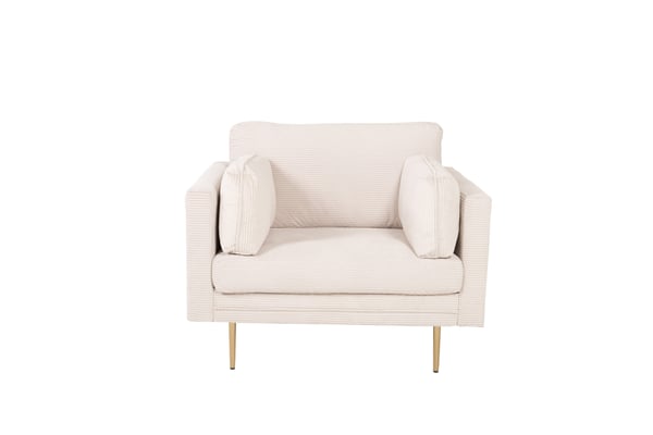 Nojatuoli, Boom Single Chair Corduroy, 86x84x110 cm, Beige