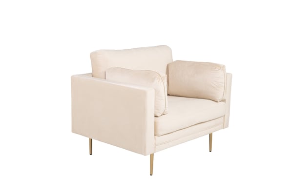 Nojatuoli, Boom, 86x84x110 cm, Vaalea beige