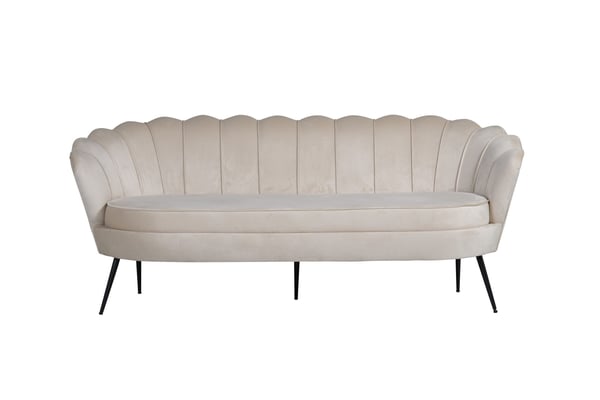Sohva, Calais 3-istuttava, 180x78 cm, Beige