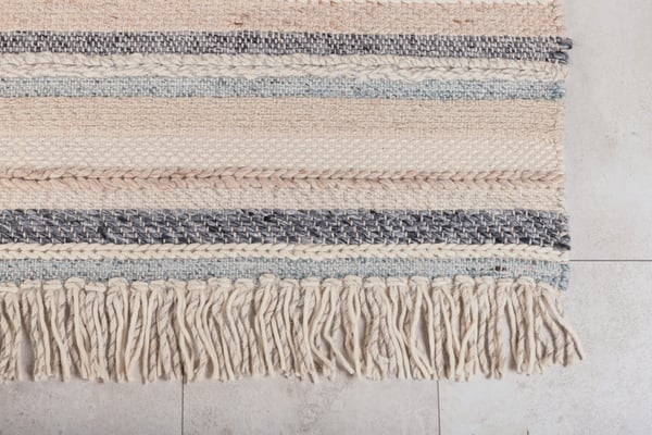 Matto, Gudha Villa, 200x300 cm, Beige/Sininen