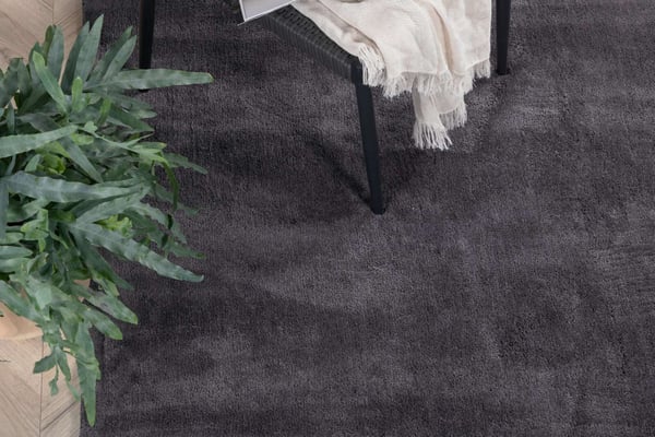 Matto, Undra viskoosia, 170x240 cm, tummanharmaa Matto, Undra viskoosia, 170x240 cm, tummanharmaa