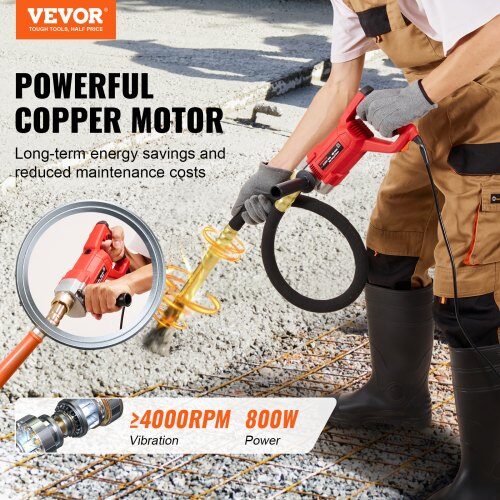 Betongvibrator 320x135x85 mm Elektriskt Handverktyg