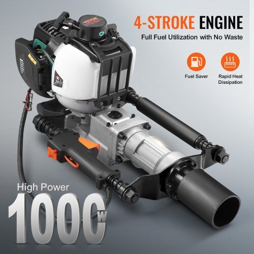 T-stolpslagare, bensindriven 4-takt 1000W, 61.5x37.7x48 cm, portabelt verktyg