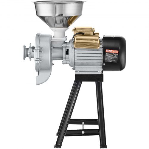 Kornmølle, Elektrisk Kommerciel Grinder 3000W, 50.5x25x70 cm, rustfrit stål