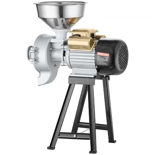 Kornmølle, Elektrisk Kommerciel Grinder 3000W, 50.5x25x70 cm, rustfrit stål