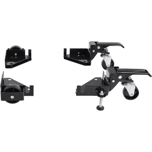 Mobil bas, Justerbar 24,1x24,1 cm, Robust stål, Utrustningsställ