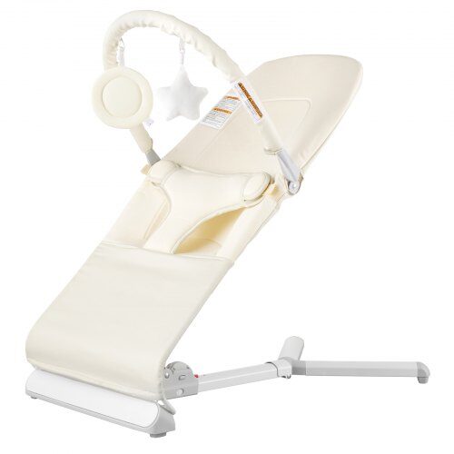 Babyskråstol, 68.5x41x60 cm, Beige, Sammenklappelig