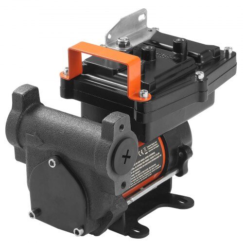 Bränsleöverföringspump, 12V DC 57L/min portabel elektrisk dieselpump, automatisk avstängningsmunstycke, bränsleöverföring