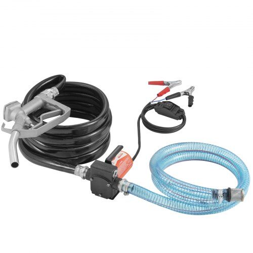 Brændstofoverførselspumpe, 12V DC, bærbar elektrisk dieselpumpe, automatisk stopdyse, brændstoflevering