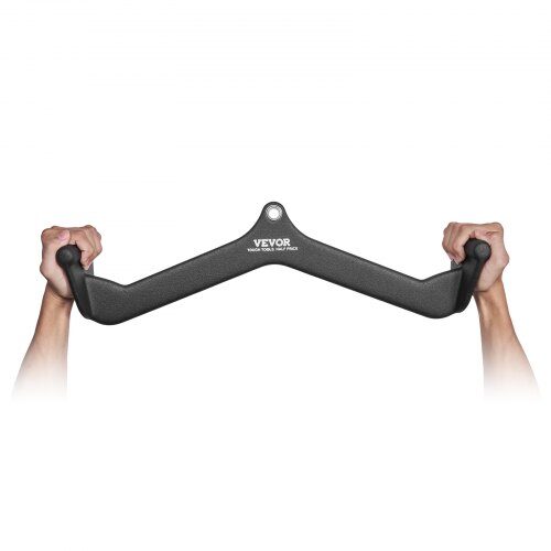 Lat Pulldown-stång, Gummibelagt handtag, Svart, Stål Lat Pulldown-stång, Gummibelagt handtag, Svart, Stål