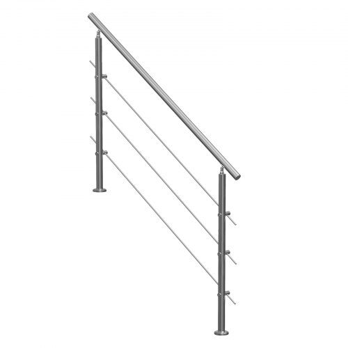 Handledare, 150x10.4x106 cm, Silver, Rostfritt stål
