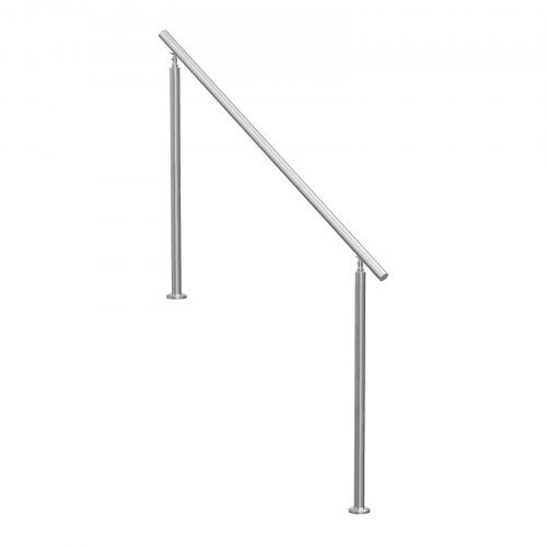 Håndliste, 150x8.7x106 cm, Sølv, Rustfrit stål