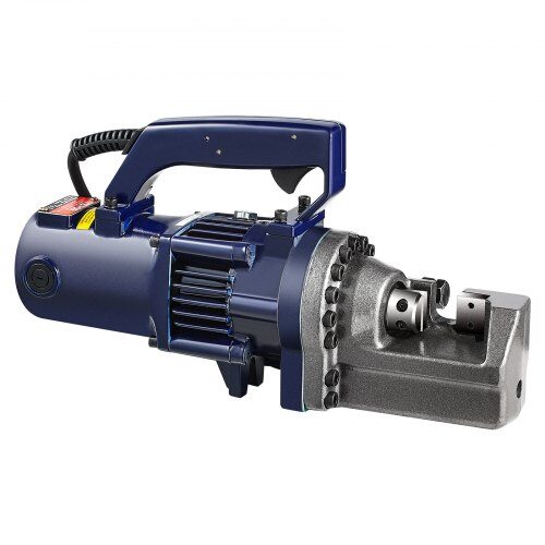 Elektrisk hydraulisk armeringsjernskærer, 42x12.5x23 cm, sort blå, stål
