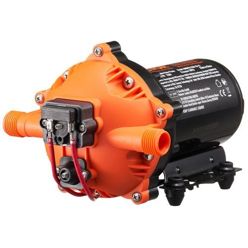 Membranvandpumpe, 18.93 L/min, 222x148x129 mm, Justerbart tryk