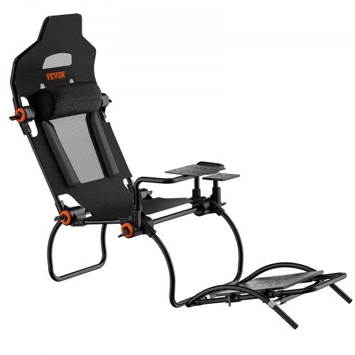 Racing Wheel Stativ, 180x84x95 cm, Justerbar, Stål, Fällbar