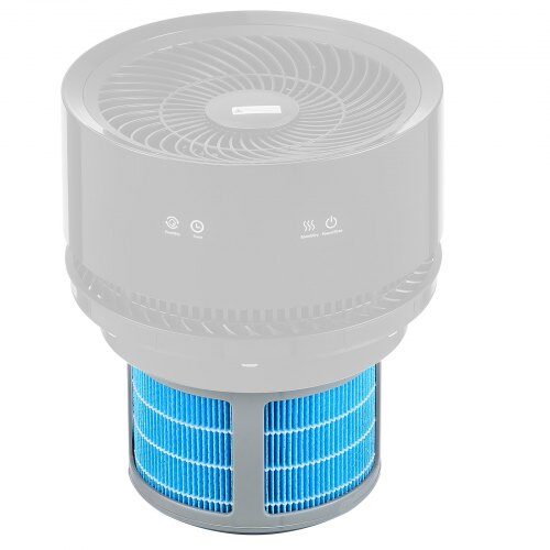 Luftfuktarfilter, 2-pack, 16,5x11,5 cm, Blå, Spunlace-tyg