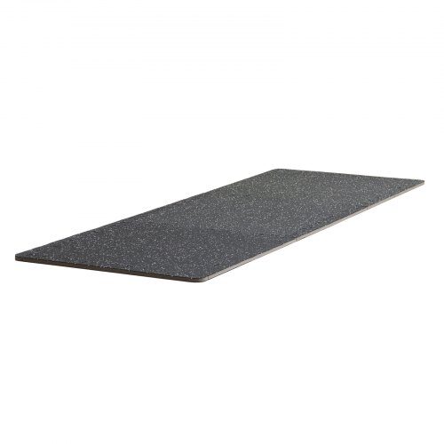 Træningsgulvmåtter, 63,5x63,5x1,4 cm, sort og hvid, gummi og EVA-skum