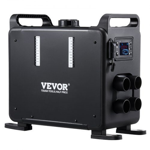 Diesel luftvarmer, 8kW, 12V/24V, Bluetooth, CO-alarm, bærbar varmeenhed