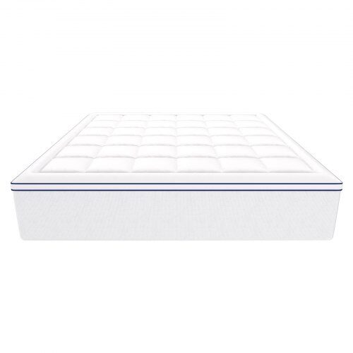 Madrasskydd, Premium Memory Foam Fiberfyllning, 193x203,2x10,2 cm, King