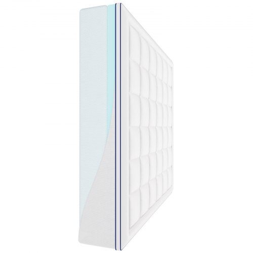 Topmadras, Premium Memory Foam Fiberfyld, 193x203.2x10.2 cm, King