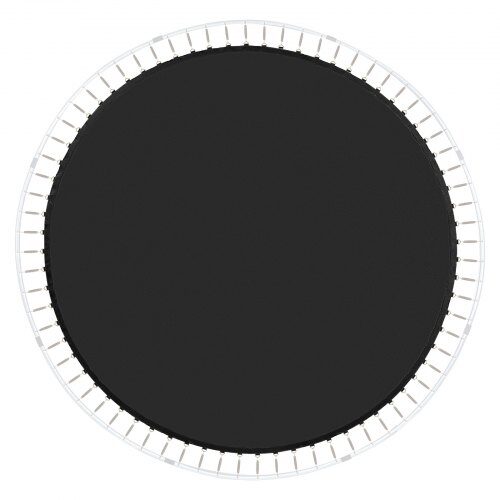 Trampolinmåtte, Udskiftnings springmåtte 373 cm, Sort, UV-resistent