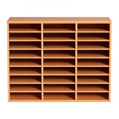 Litteraturorganisator, 800x305x630 mm, Eg, Justerbare hylder