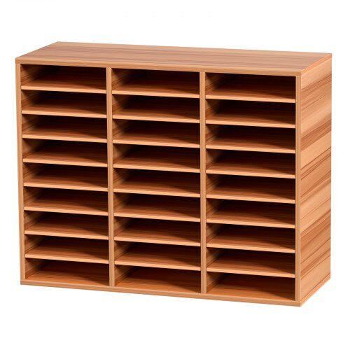 Litteraturorganisator, 800x305x630 mm, Eg, Justerbare hylder