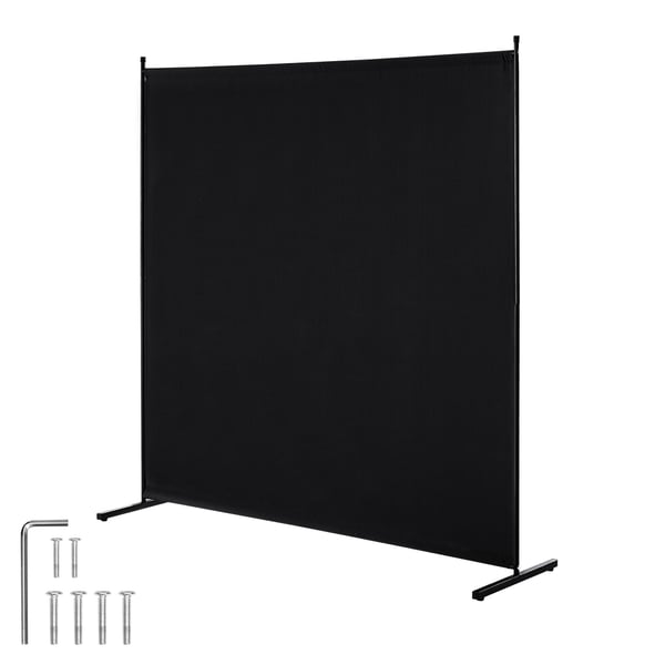 Rumdeler, 181x181,5x50 cm, Sort, Oxford-stof