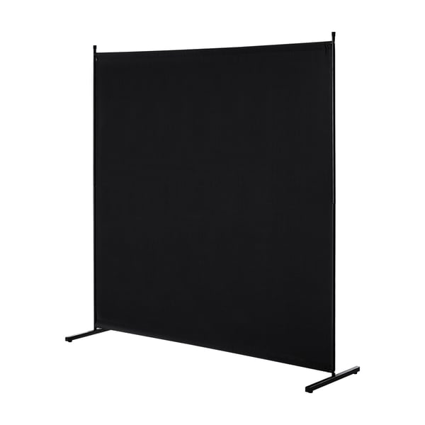 Rumdeler, 181x181,5x50 cm, Sort, Oxford-stof