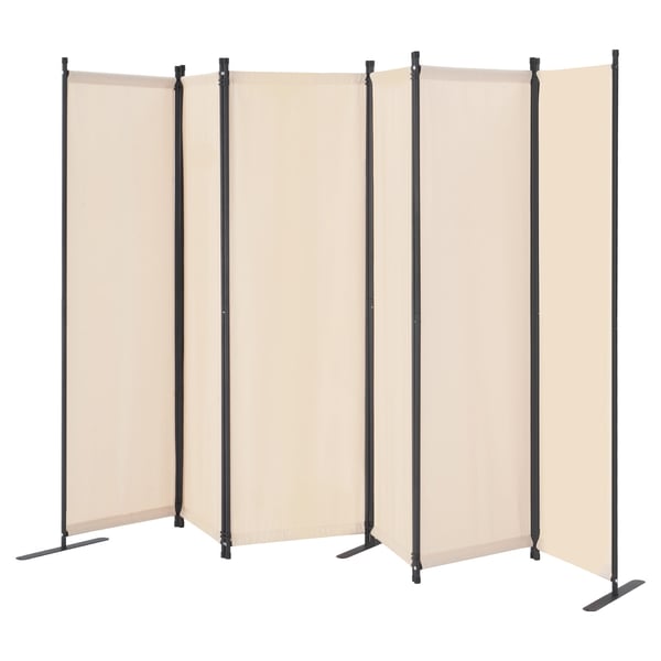 Rumdeler, 3110x1805x450 mm, Beige, Sammenklappelig Privatlivsskærm