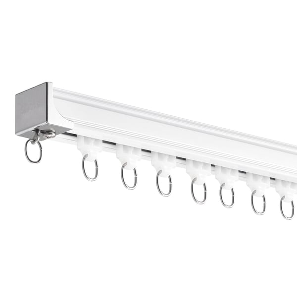 Takskena Gardinskeneset 181x6.8x4.6 cm Vit Aluminium
