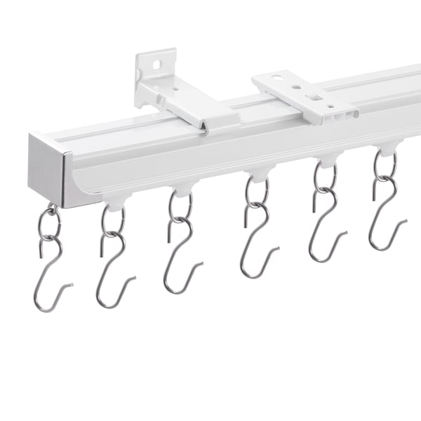 Takskena Gardinskeneset 181x6.8x4.6 cm Vit Aluminium