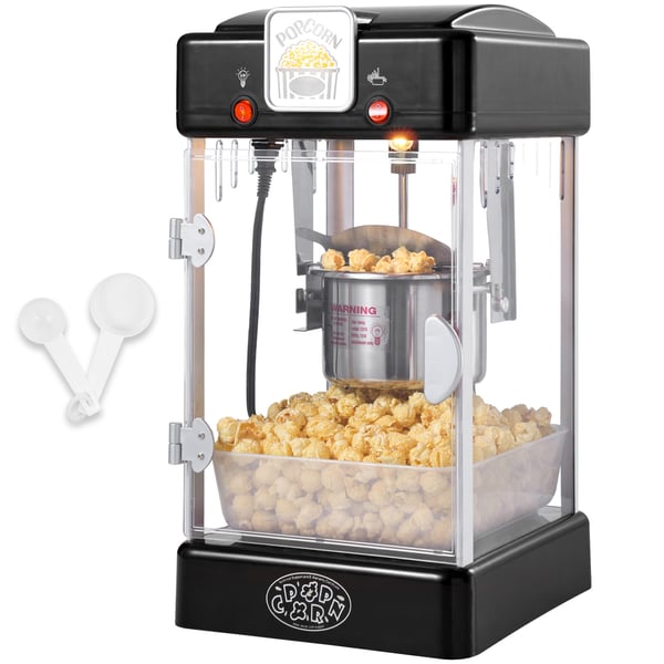 Popcornmaskine, 24x27,5x47,5 cm, Sort, bordapparat Popcornmaskine, 24x27,5x47,5 cm, Sort, bordapparat