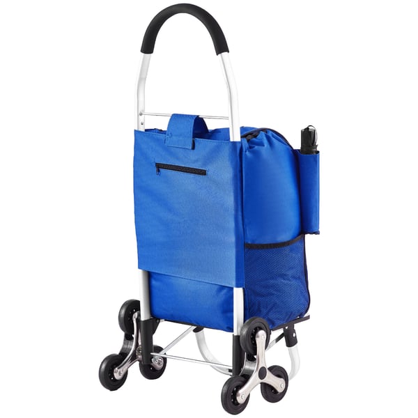 Portaiden nousuun soveltuva ostoskärry, 44.5x37.5x99 cm, Taitettava, 36L, Säilytys