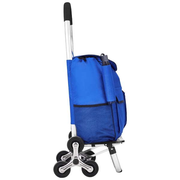 Portaiden nousuun soveltuva ostoskärry, 44.5x37.5x99 cm, Taitettava, 36L, Säilytys