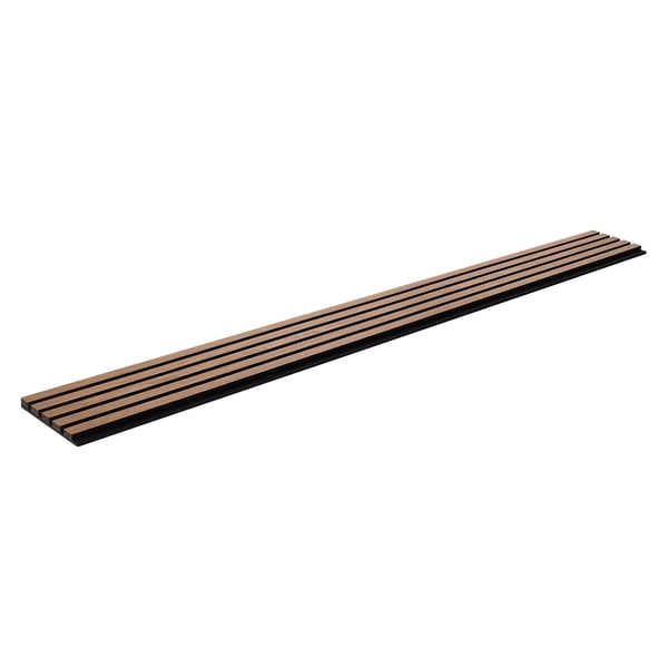 Akustikväggpaneler, 240x20x2.1 cm, Valnöt, MDF