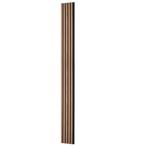Akustikväggpaneler, 240x20x2.1 cm, Valnöt, MDF
