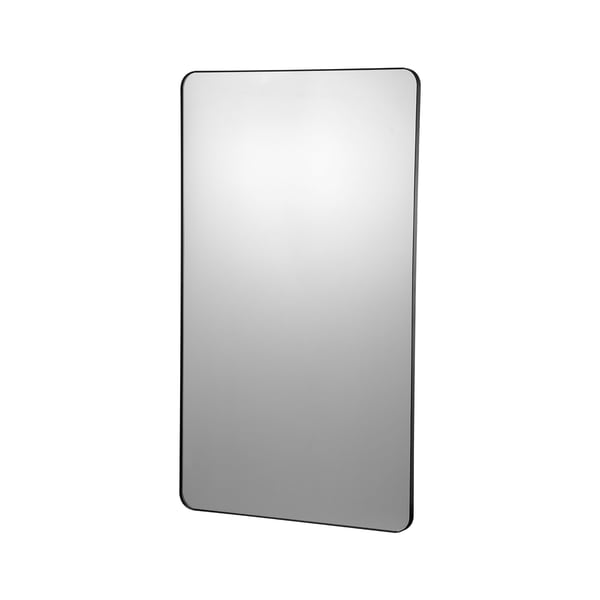 Väggmonterad sminkspegel, 121,9x76,2x2,5 cm, aluminium, reptålig